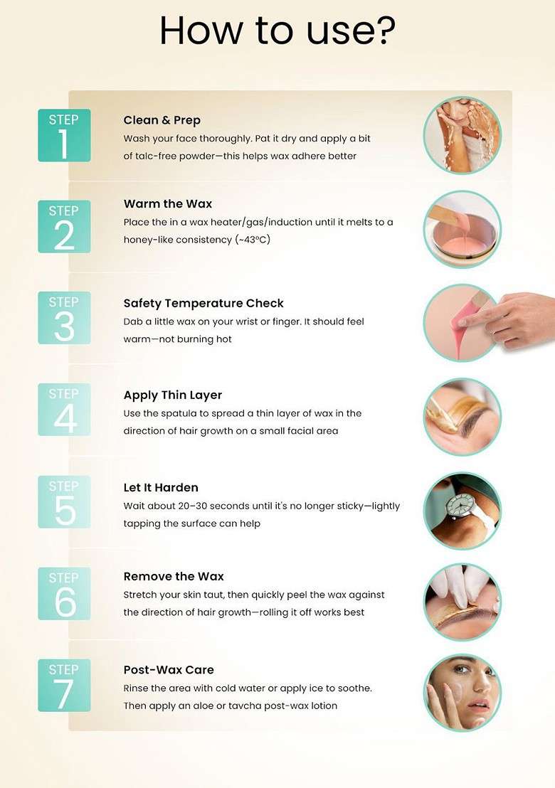 Tavcha Katori Gel Wax To Remove Unwanted Hair On Face 80 G - Indya