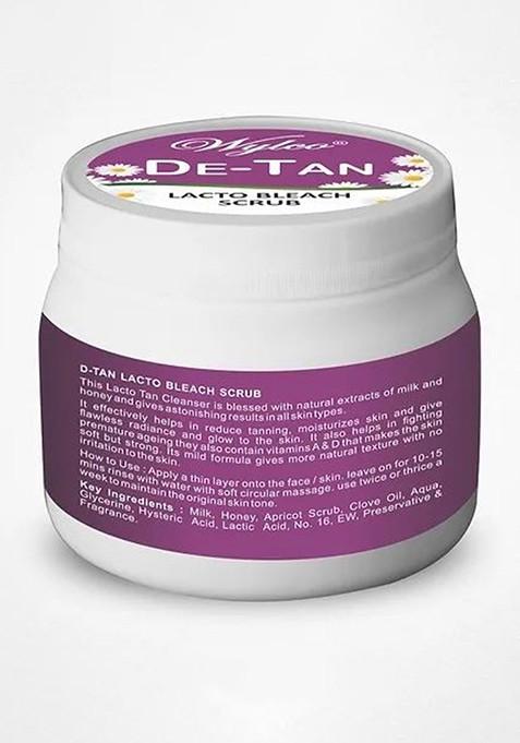 Wylco De Tan Lacto Face Body Scrub Cleansing Radiance Care 500 G