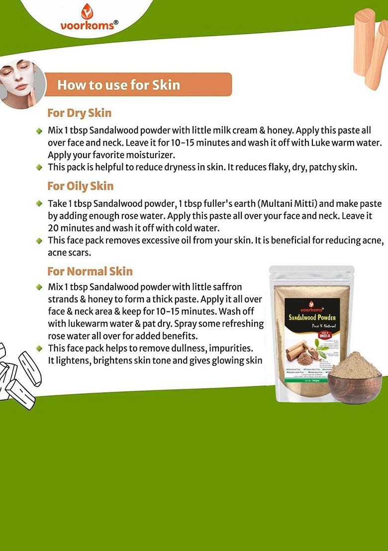 Voorkoms Sandalwood Powder Face Mask 100 G