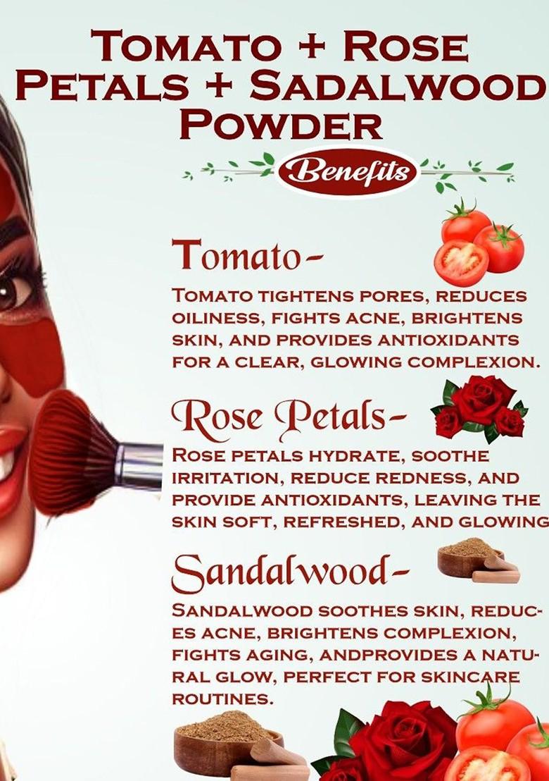 Voorkoms Tomato Sandalwood Powder Face Pack 50 G