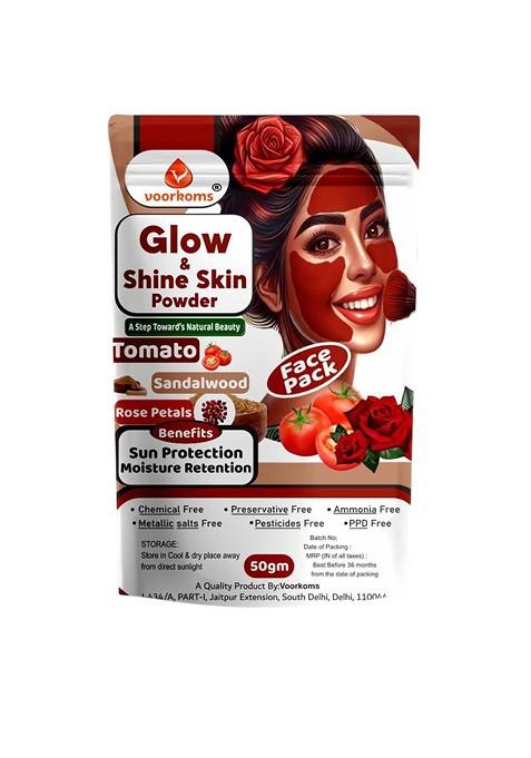 Voorkoms Tomato Sandalwood Powder Face Pack 50 G