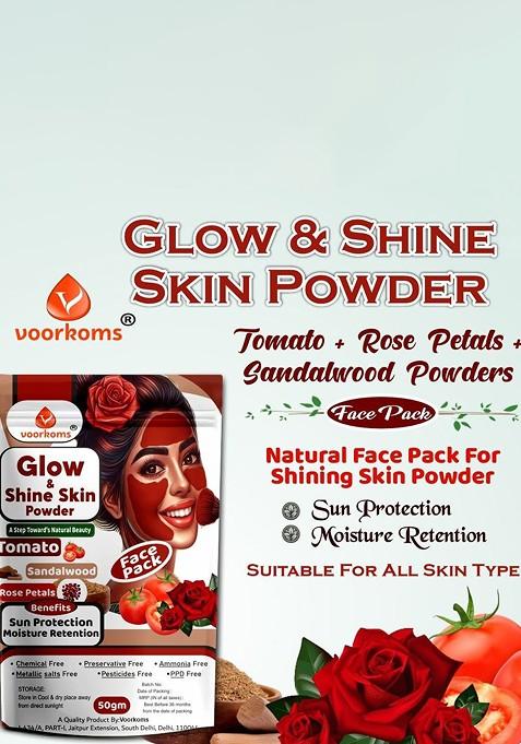 Voorkoms Tomato Sandalwood Powder Face Pack 50 G