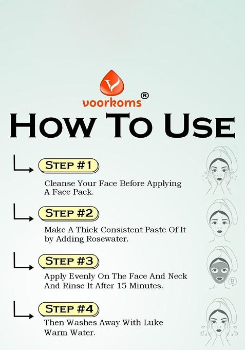 Voorkoms Tomato Sandalwood Powder Face Pack 50 G