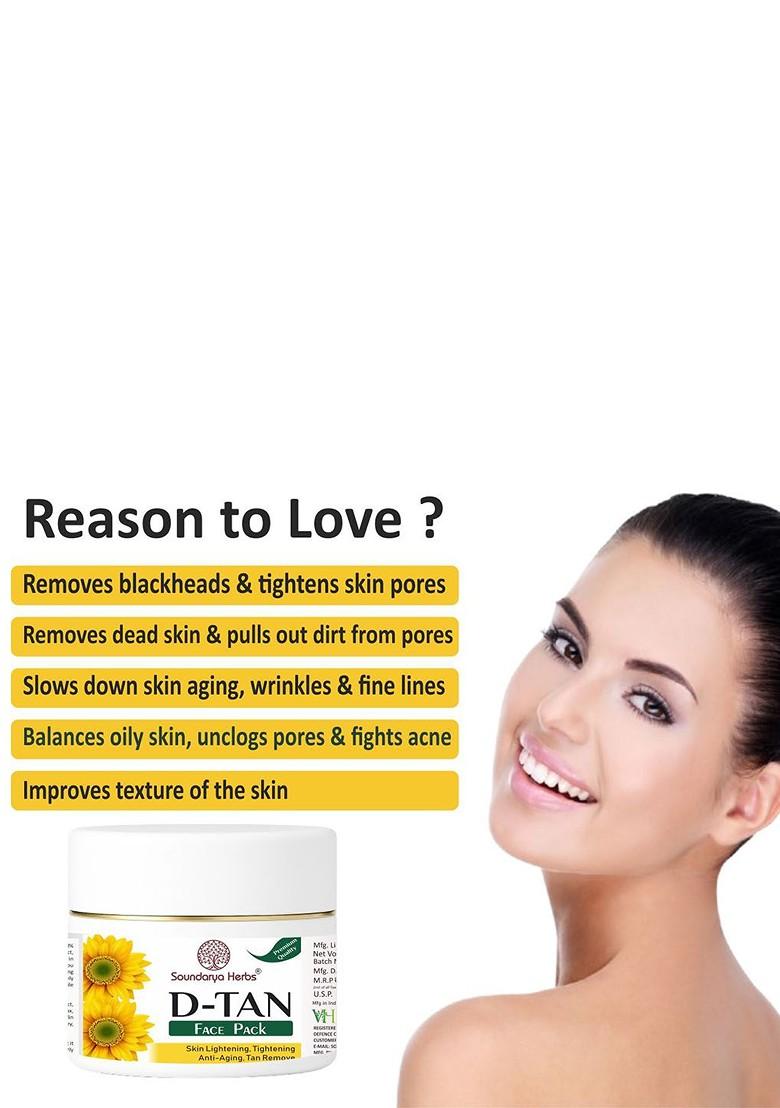 Soundarya Herbs D Tan Face Pack 100 G