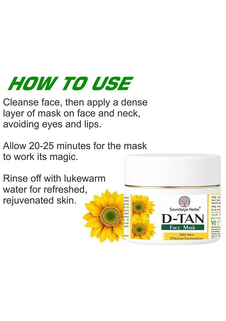 Soundarya Herbs D Tan Face Pack 100 G