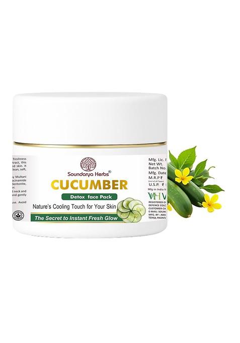 Soundarya Herbs Cucumber Detox Face Pack 100 G