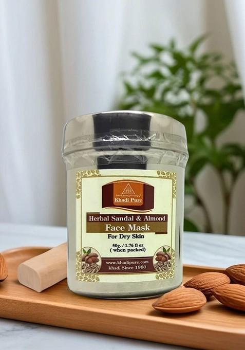 Khadi Pure Herbal Sandal Almond Face Mask 50 G