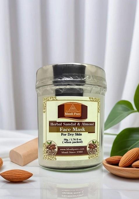 Khadi Pure Herbal Sandal Almond Face Mask 50 G