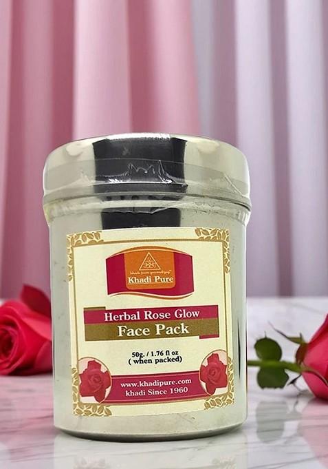 Khadi Pure Herbal Rose Glow Face Pack 50 G