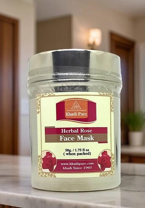 Khadi Pure Herbal Rose Face Mask 50 G