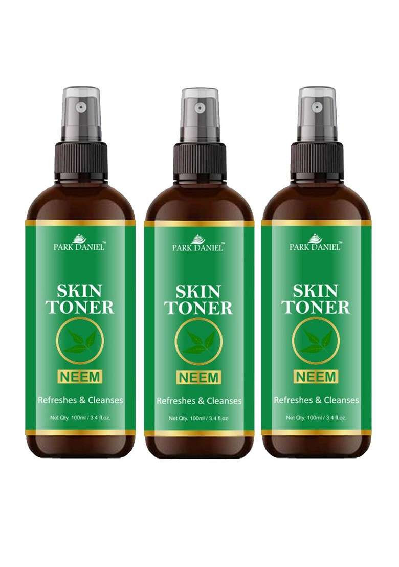 Park Daniel Set Of 3 Purify Clear Skin Neem Toner 100 Ml Each - Indya