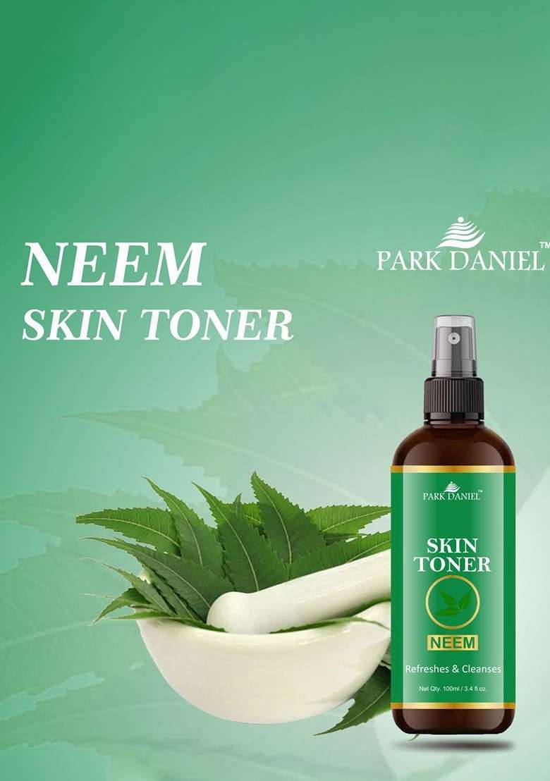Park Daniel Set Of 3 Purify Clear Skin Neem Toner 100 Ml Each - Indya