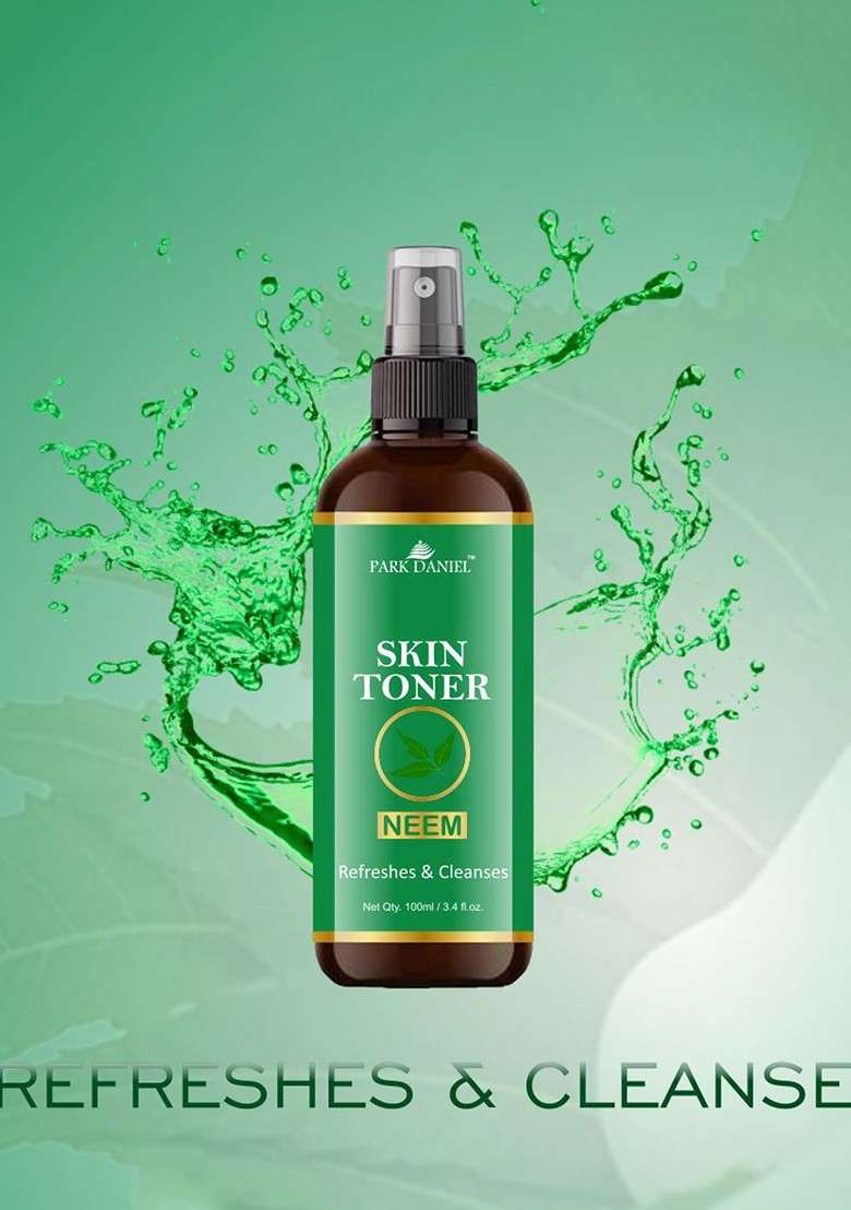 Park Daniel Set Of 3 Purify Clear Skin Neem Toner 100 Ml Each - Indya