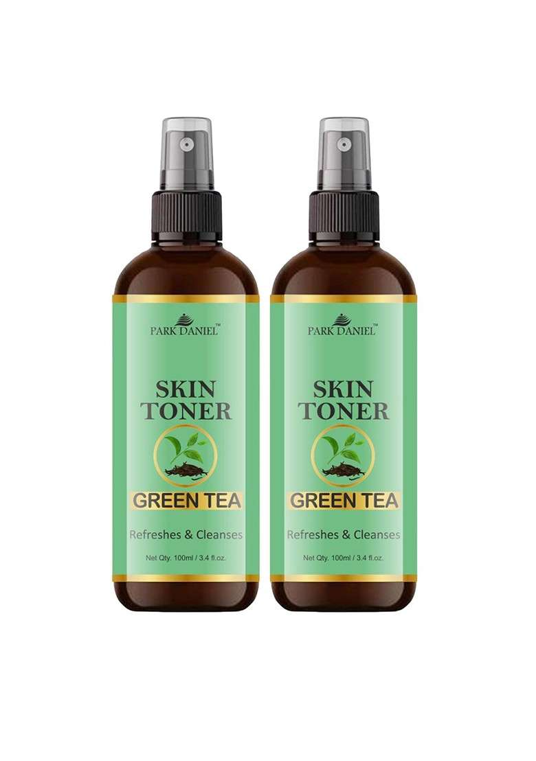 Park Daniel Set Of 2 Clarifying Green Tea Face Toner Pore Tightening 100 Ml Each - Indya