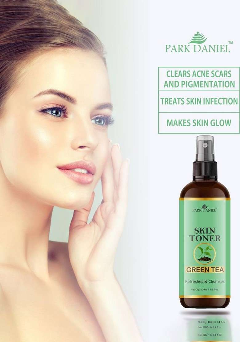 Park Daniel Set Of 2 Clarifying Green Tea Face Toner Pore Tightening 100 Ml Each - Indya