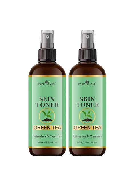 Park Daniel Set Of 2 Clarifying Green Tea Face Toner Pore Tightening 100 Ml Each