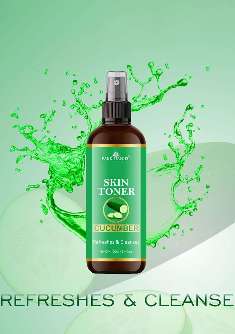 Park Daniel Set Of 2 Cucumber Skin Toner For Hydration 100 Ml Each - Indya