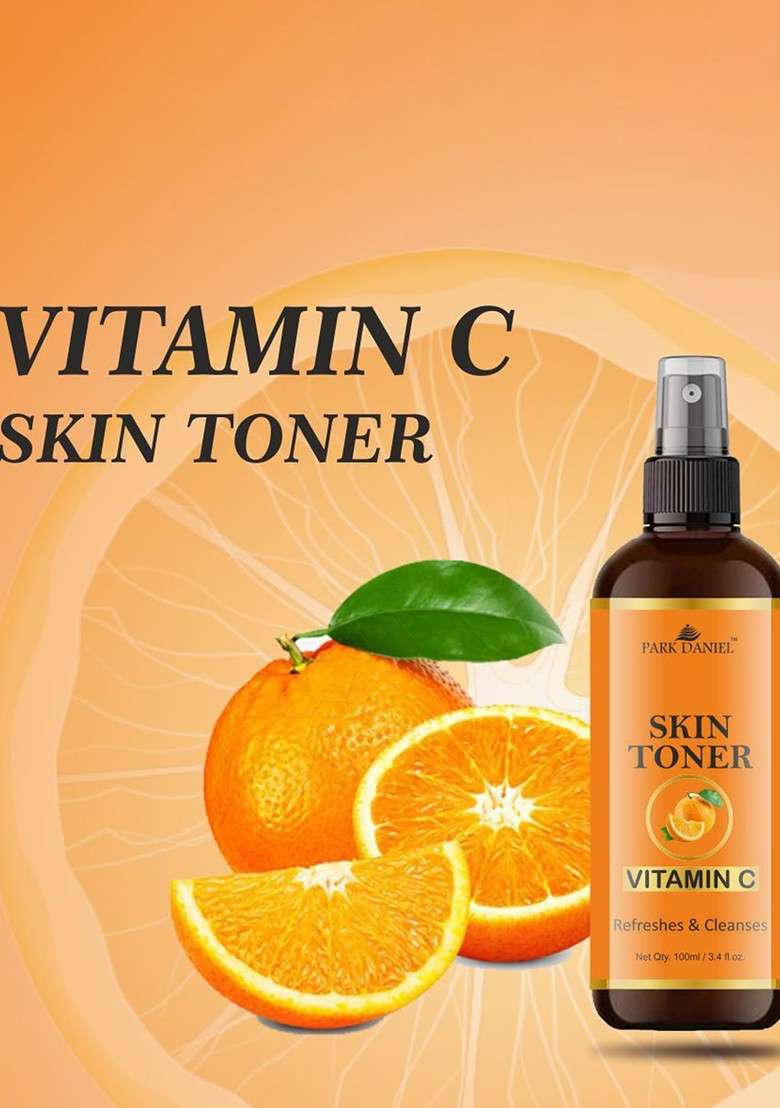 Park Daniel Set Of 2 Vitamin C Radiant Glow Skin Toner For Hydrating 100 Ml Each - Indya