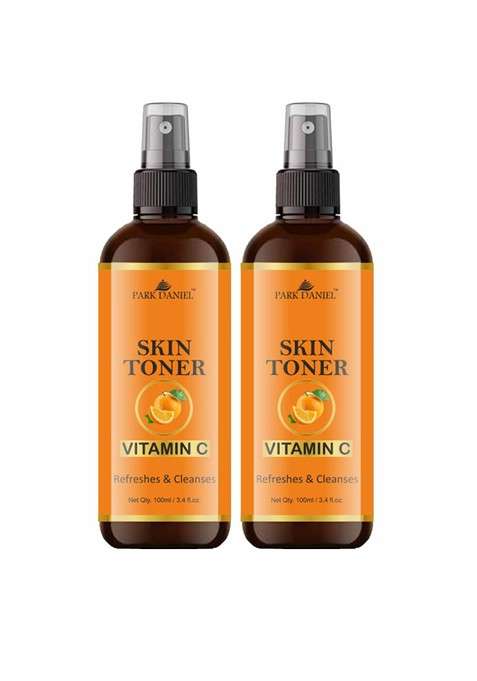 Park Daniel Set Of 2 Vitamin C Radiant Glow Skin Toner For Hydrating 100 Ml Each