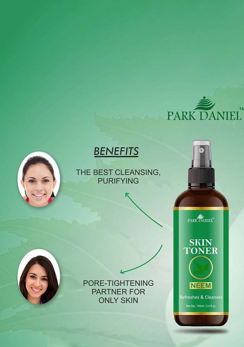 Park Daniel Set Of 2 Purify Clear Skin Neem Toner 100 Ml Each - Indya