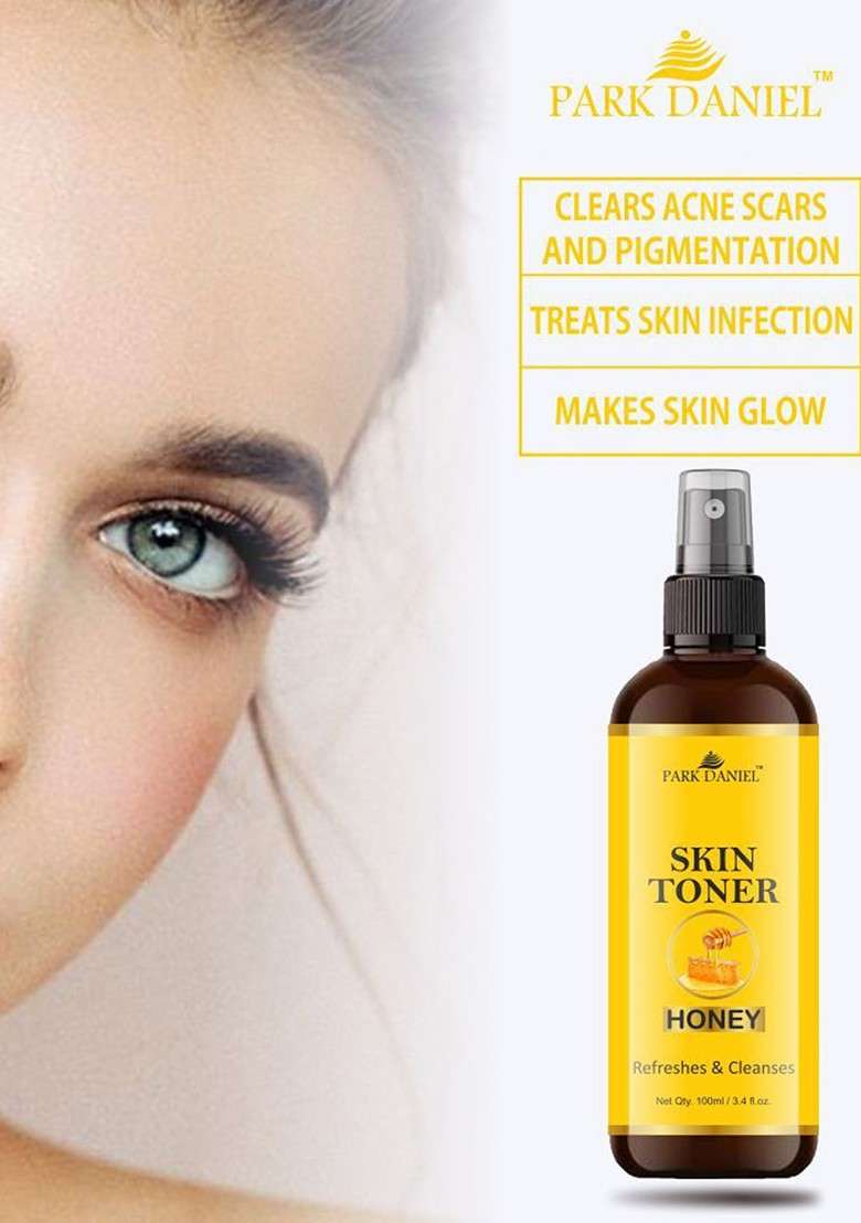 Park Daniel Set Of 3 Honey Skin Toner For Tightening Brightening 100 Ml Each - Indya