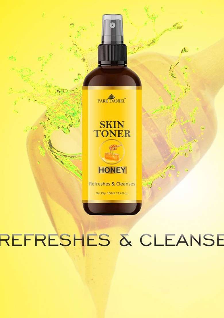 Park Daniel Set Of 3 Honey Skin Toner For Tightening Brightening 100 Ml Each - Indya