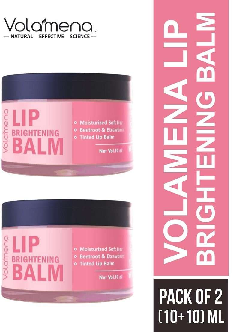 Volamena Set Of 2 Lip Brightening Balm 10 Ml Each - Indya