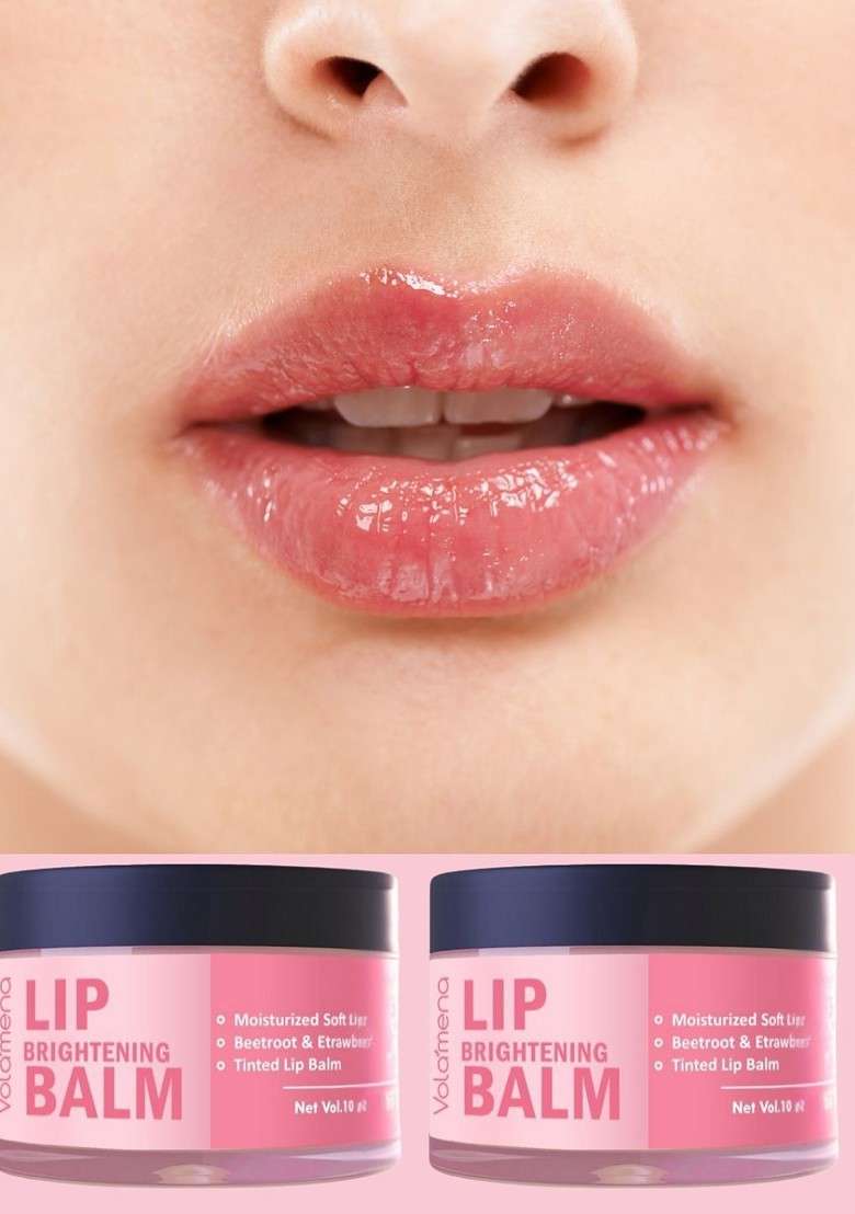 Volamena Set Of 2 Lip Brightening Balm 10 Ml Each - Indya
