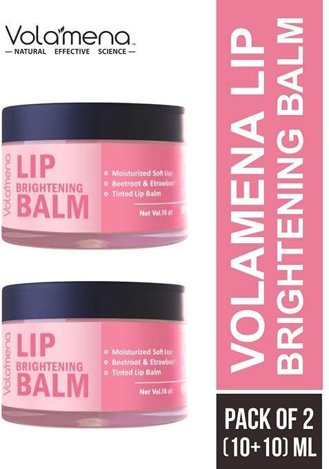 Volamena Set Of 2 Lip Brightening Balm 10 Ml Each