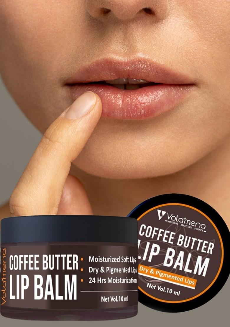 Volamena Set Of 2 Coffee Butter Lip Balm For Dry Pigmented Lips 10 Ml Each