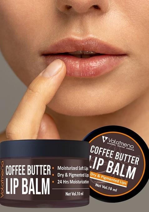 Volamena Set Of 2 Coffee Butter Lip Balm For Dry Pigmented Lips 10 Ml Each