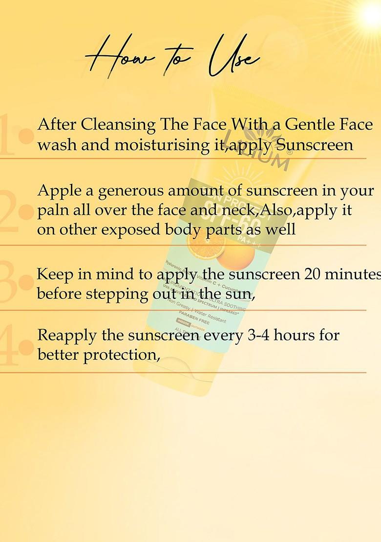 Lilium Sun Protect Spf 70 Pa Sunscreen 100 Ml