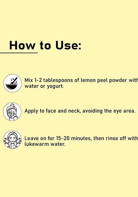 Minature Lemon Peel Powder Face Pack 227 G