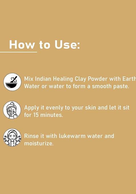 Minature Indian Healing Clay Powder Face Pack 150 G