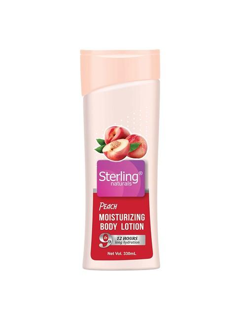 Sterling Naturals Women Body Lotion Peach For All Skin Types Moisturising 300Ml