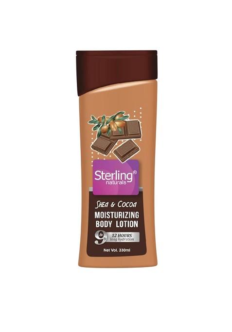 Sterling Naturals Women Body Lotion Shea Cocoa Chemical Free For All Skin Types 330Ml
