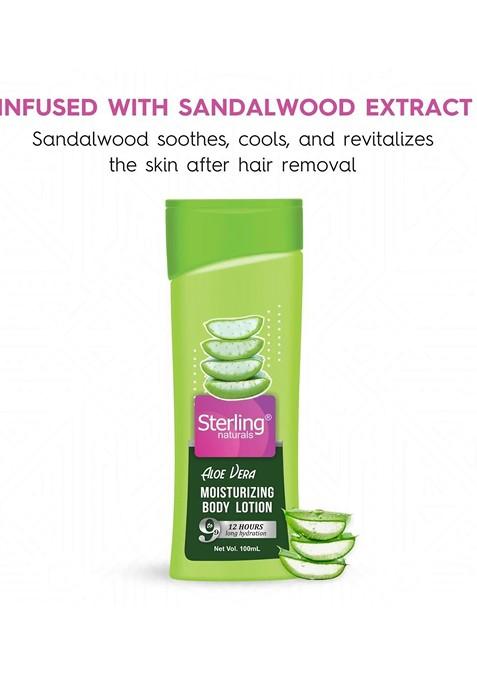 Sterling Naturals Women Body Lotion Aloe Vera Pack Of 2 For All Skin Types 330Ml