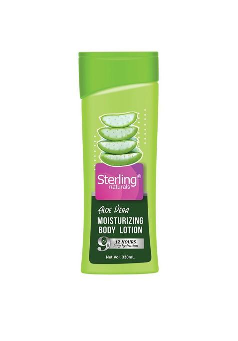 Sterling Naturals Women Body Lotion Aloe Vera For All Skin Types Moisturising 330Ml