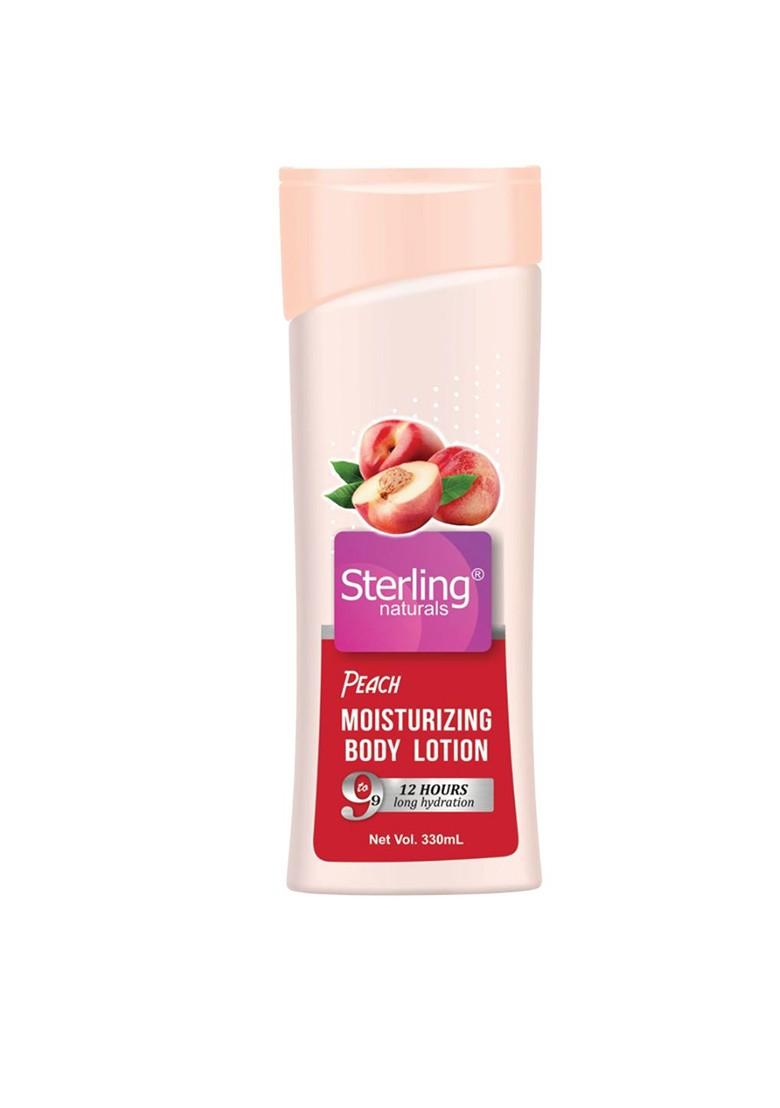 Sterling Naturals Women Body Lotion Peach For All Skin Types Moisturising 330Ml