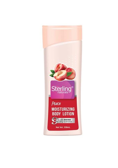 Sterling Naturals Women Body Lotion Peach For All Skin Types Moisturising 330Ml
