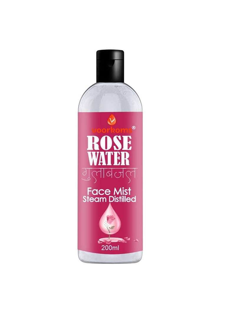 Voorkoms Rose Water For Pore Reduction 200 Ml - Indya