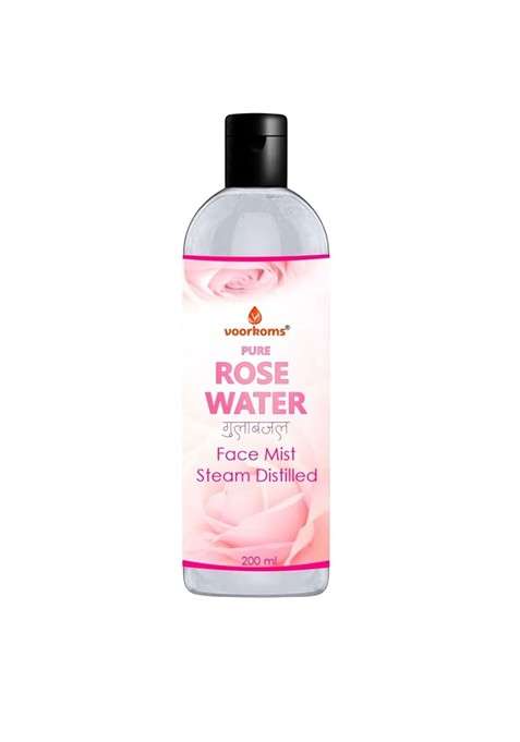 Voorkoms Pure Natural Rose Water For Pore Reduction 200 Ml
