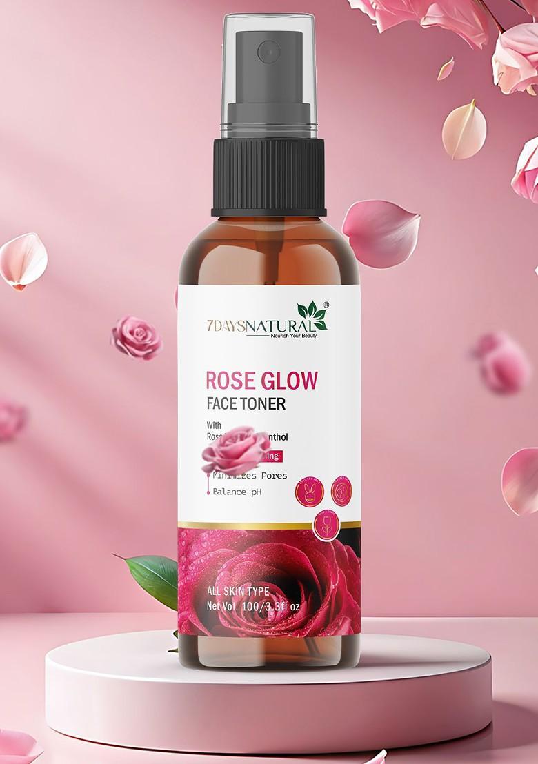 7Daysnatural Rose Glow Face Natural Toner 100 Ml
