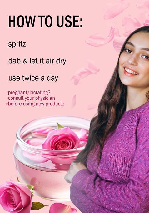 7Daysnatural Rose Glow Face Natural Toner 100 Ml