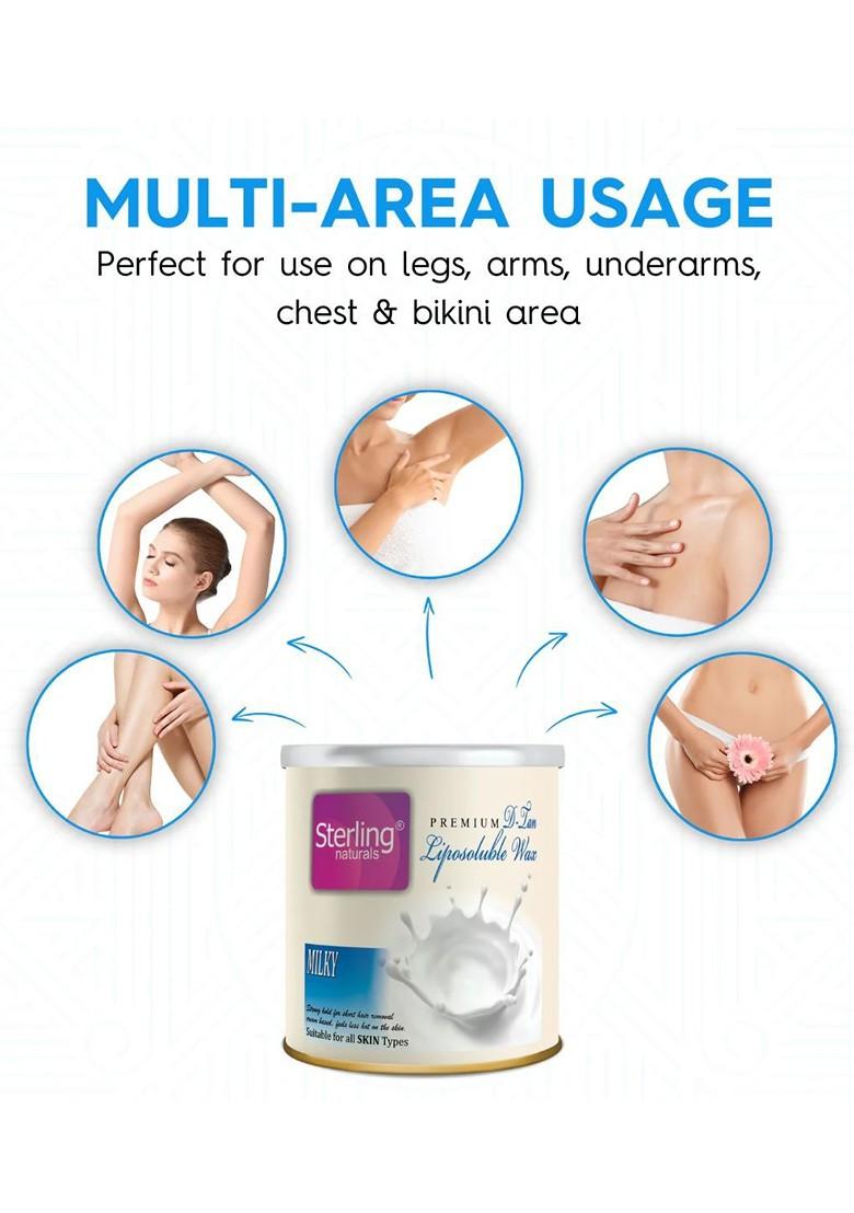 Sterling Naturals Women Wax Gentle On Skin Ideal For All Types D Tan Formula 700G