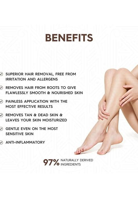 Sterling Naturals Women Wax Gentle On Skin Ideal For All Types D Tan Formula 700G