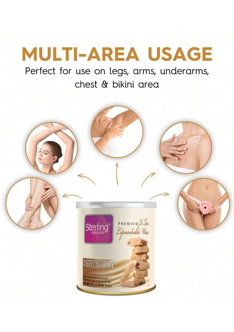 Sterling Naturals Women Wax Gentle On Skin Ideal For All Types D Tan Formula 700G