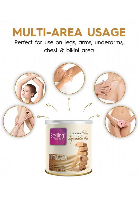 Sterling Naturals Women Wax Gentle On Skin Ideal For All Types D Tan Formula 700G