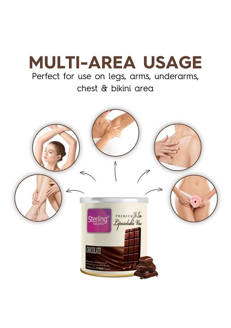 Sterling Naturals Women Wax Gentle On Skin Ideal For All Types D Tan Formula 700G