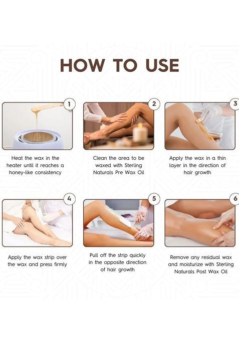 Sterling Naturals Women Wax Gentle On Skin Ideal For All Types D Tan Formula 700G